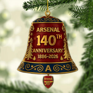 Arsenal FC 140th Anniversary Custom Shape 2-sided Acrylic Ornament – MAITM14003