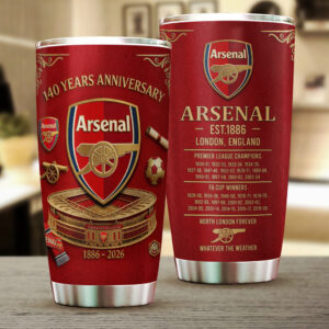 Arsenal FC 140th Anniversary Tumbler Cup - MAITM14428