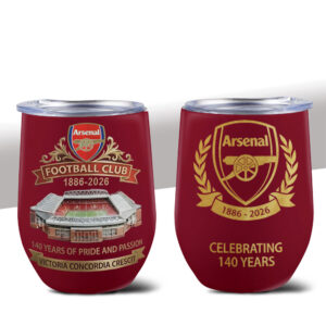 Arsenal FC 140th Anniversary Wine Tumbler - MAITM14211