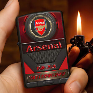 Arsenal FC 140th Anniversary Zippo Lighter Case (No Insert) - MAITM14136