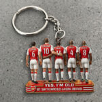 Arsenal FC Custom Shape 2-sided Keychain – MAITM14224