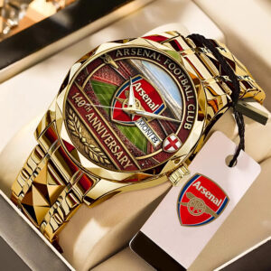 Arsenal FC 140th Anniversary Alloy Luxury Quartz Watch - TANTN19662
