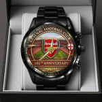 Arsenal FC 140th Anniversary Black Stainless Steel Watch – TANTN19663