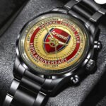 Arsenal FC 140th Anniversary Black Stainless Steel Watch – TMTHU2784