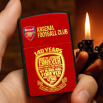 Arsenal FC 140th Anniversary Zippo Lighter Case (No Insert) – TMTHU2590