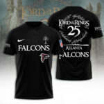 Atlanta Falcons x The Lord of The Rings 25 Years 3D Apparel – TANTN19554
