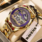 Baltimore Ravens 30th Anniversary Alloy Luxury Quartz Watch – MAITM14250