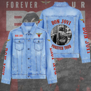 Bon Jovi 2D Denim Jacket - TANTN19366