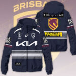 Brisbane Broncos 2026 3D Windbreaker Jacket - HOATT14937