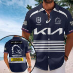 Brisbane Broncos Short Sleeve Button-Down Shirt – TANTN19031