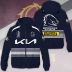 Brisbane Broncos 3D Windbreaker Jacket - TANTN19087