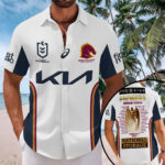 Brisbane Broncos Short Sleeve Button-Down Shirt – TMTHU2575