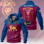 Brisbane Lions 2025 AFL Premiers Thick Knit Fleece Jacket – HOATT15076