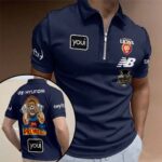 Brisbane Lions 2025 AFL Premiers Zip Polo Shirt – HOATT15104