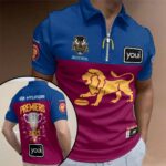 Brisbane Lions 2025 AFL Premiers Zip Polo Shirt – HOATT15142