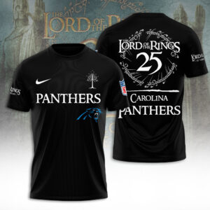 Carolina Panthers x The Lord of The Rings 25 Years 3D Apparel - TANTN19557