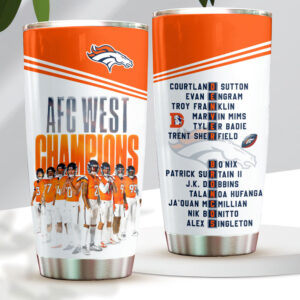 Denver Broncos 2025 AFC West Champions Tumbler Cup - HOATT15404