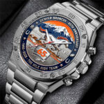Denver Broncos 65th Anniversary Gentleman Stainless Steel Watch – HOATT15222