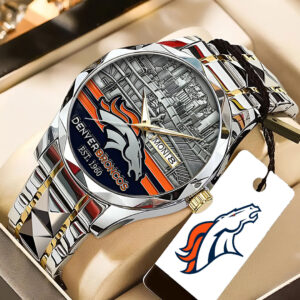 Denver Broncos Alloy Luxury Quartz Watch - TANTN19405