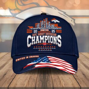 Denver Broncos 2025 AFC West Champions Classic Cap - HOATT15405