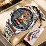 Denver Broncos Alloy Luxury Quartz Watch – TANTN19407