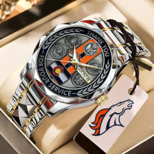 Denver Broncos Alloy Luxury Quartz Watch - TANTN19407