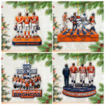 4PCS Denver Broncos Custom Shape 2-Side Printed Acrylic Ornament – TANTN19413