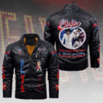 Elvis Presley 2D Leather Yellow Fleece Jacket – HOATT15181