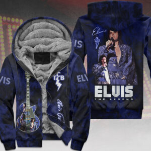 Elvis Presley 3D Fleece Zip Hoodie - HOATT15116