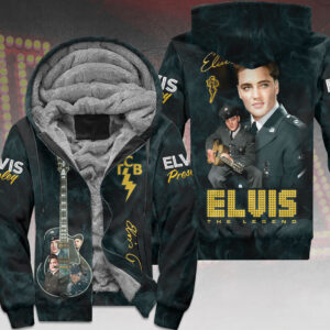 Elvis Presley 3D Fleece Zip Hoodie - HOATT15168