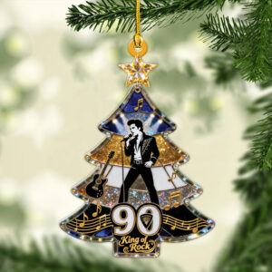 Elvis Presley Custom Shape 2-sided Acrylic Ornament – MAITM13946