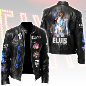 Elvis Presley Motorcycle Leather Jacket - HOATT15424