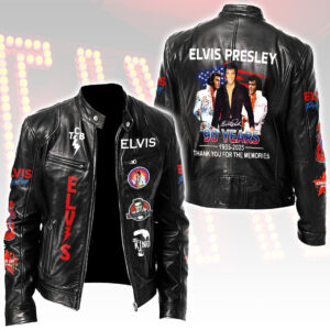 Elvis Presley Motorcycle Leather Jacket - HOATT15431