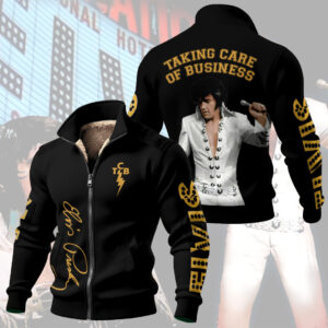 Elvis Presley Thick Knit Fleece Jacket - MAITM14054