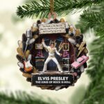 Elvis Presley Custom Shape 2-sided Acrylic Ornament – HOATT15327