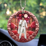 Elvis Presley Custom shape 2-sided Acrylic Car Ornament – TMTHU3002