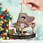 Elvis Presley Custom Shape 2-sided Acrylic Ornament – TMTHU2473
