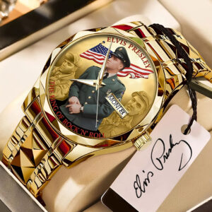 Elvis Presley Alloy Luxury Quartz Watch - TMTHU3017