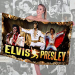 Elvis Presley Rectangle Beach Towel – TMTHU2871