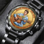 Elvis Presley Black Stainless Steel Watch – TMTHU2993
