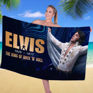 Elvis Presley Rectangle Beach Towel - TMTHU2991