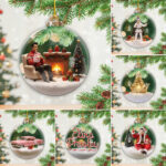 6PCS Elvis Presley Custom Shape 2-Side Printed Acrylic Ornament – TANTN19063