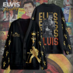 Elvis Presley Knitted V-neck Cardigan – TMTHU2781