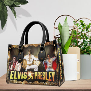 Elvis Presley Leather HandBag - TMTHU2898