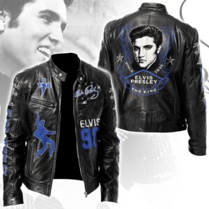 Elvis Presley Motorcycle Leather Jacket - HOATT15182