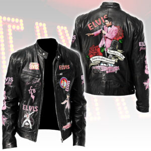 Elvis Presley Motorcycle Leather Jacket - HOATT15378