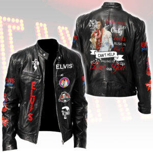 Elvis Presley Motorcycle Leather Jacket - HOATT15379