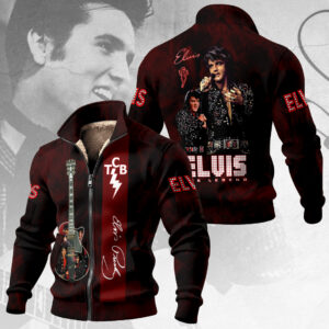 Elvis Presley Thick Knit Fleece Jacket - HOATT15170