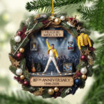 Freddie Mercury 80th Anniversary Custom Shape 2-sided Acrylic Ornament – MAITM14157
