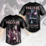 Freddie Mercury 80th Anniversary Baseball Jersey – MAITM14213